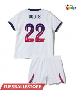 Günstige Paris Saint-Germain Mika Godts #22 Auswärts Trikotsatzt Kinder 2026-27 Kurzarm (+ Kurze Hosen)